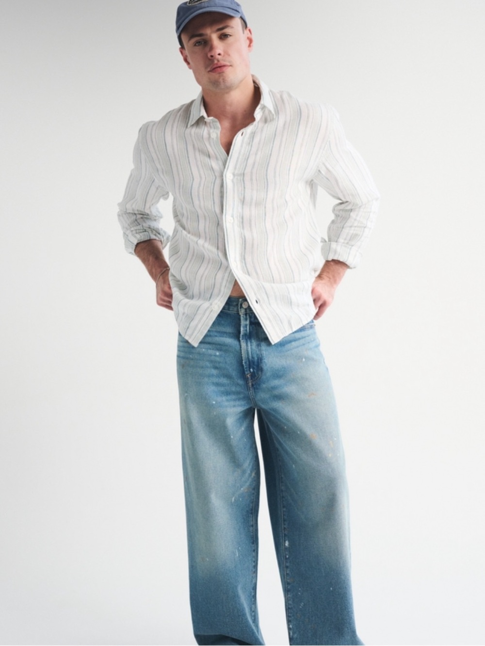 Abercrombie Linen Button Up